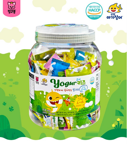 Pinkfong Yogur Kids Greek Yogurt Candy(200 Count)