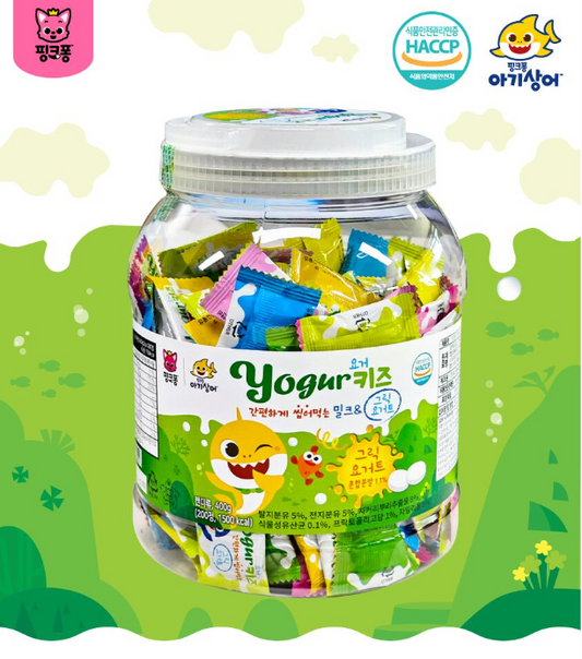 Pinkfong Yogur Kids Greek Yogurt Candy(200 Count)