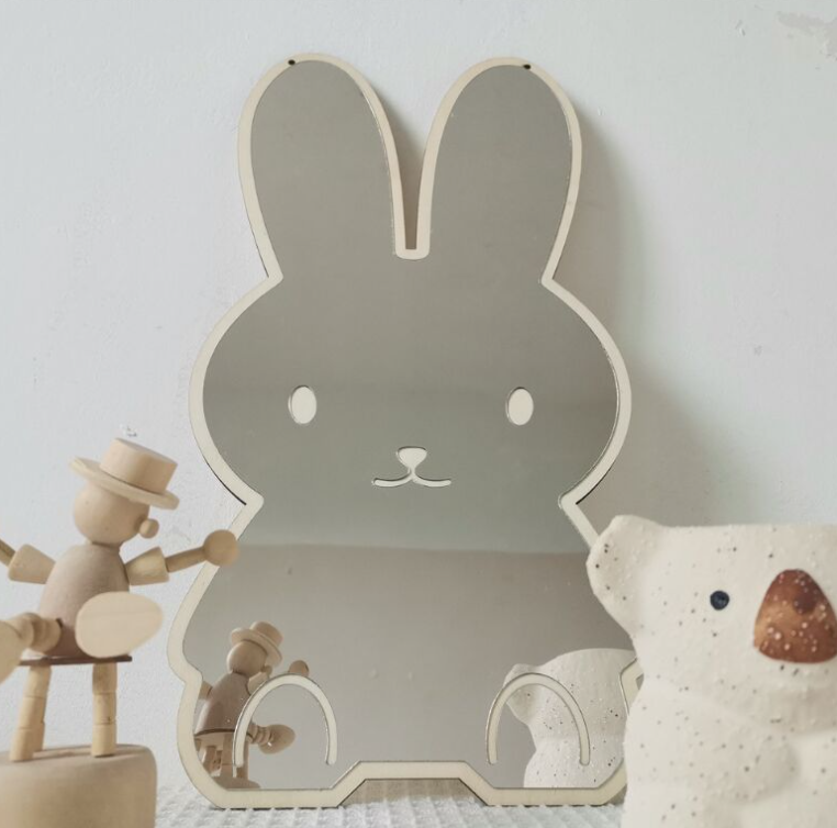 Miro Rabbit & Bear Acrylic Mirror