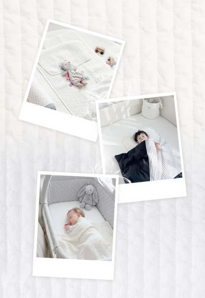 BEBEHUG Quilted Cotton Reversible Bed Pad