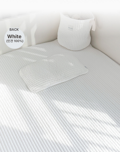 BEBEHUG Quilted Cotton Reversible Bed Pad