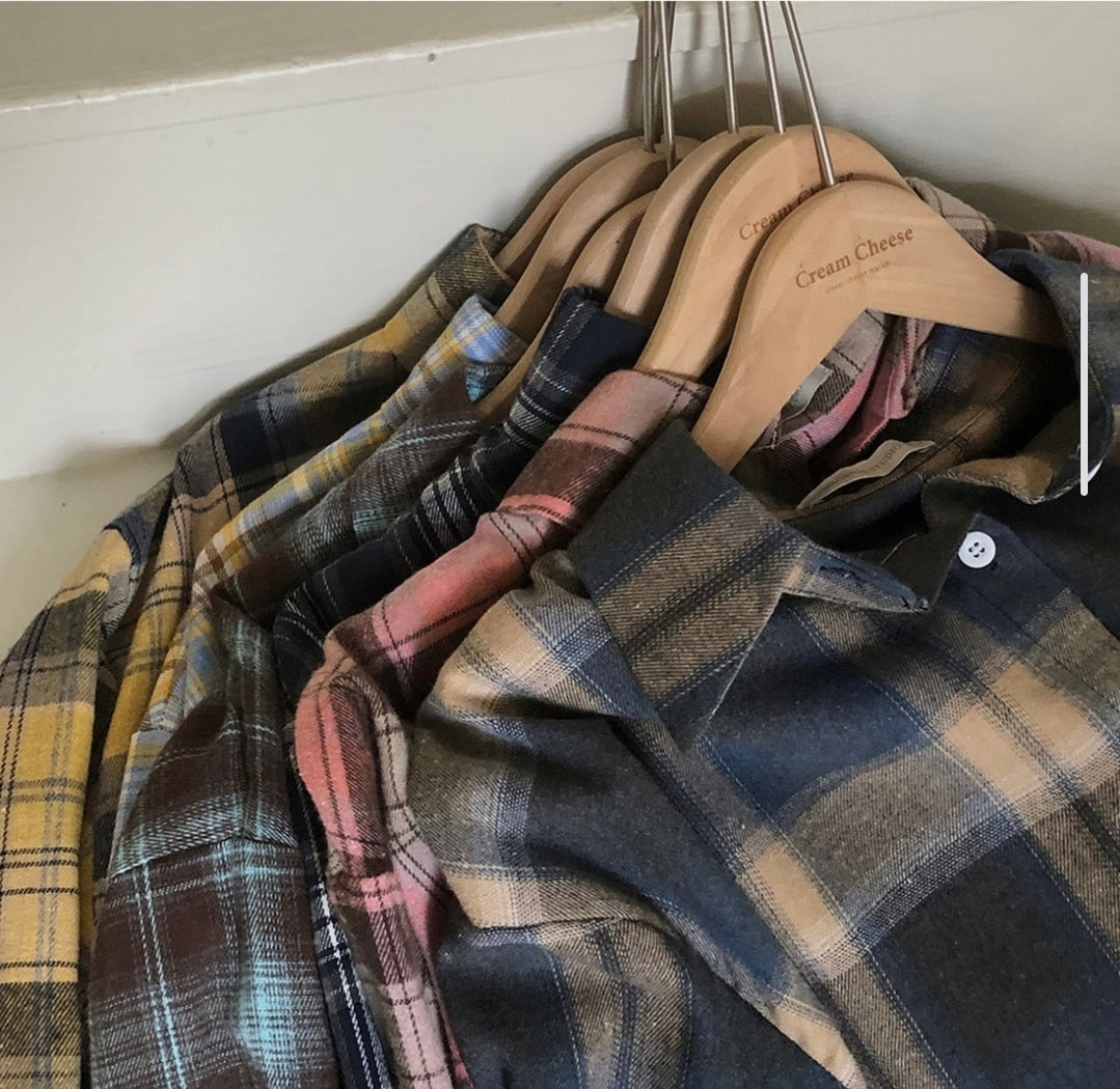 Oversized Plaid Shirt