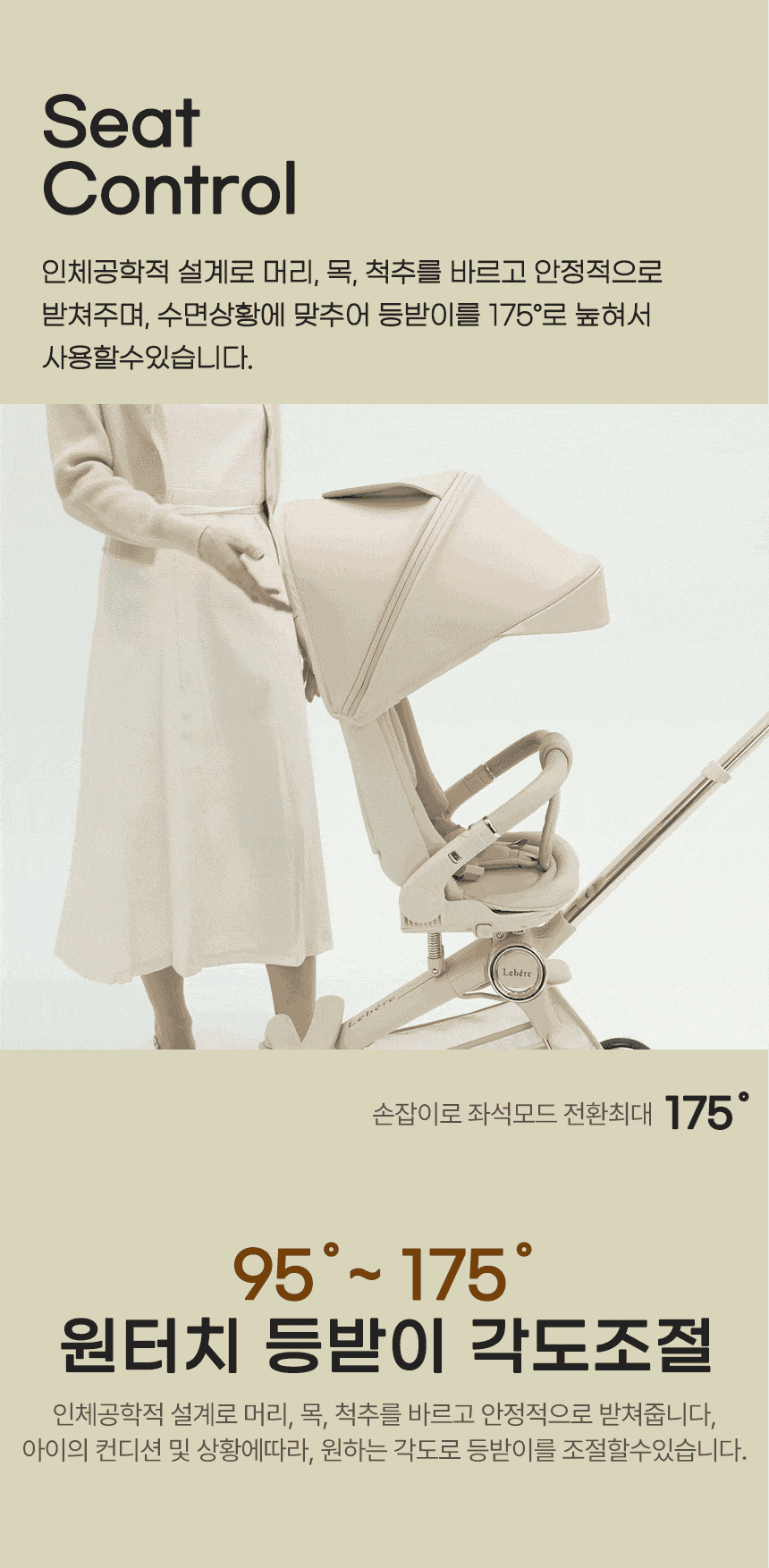 Lebére 360° Reversible Seat stroller