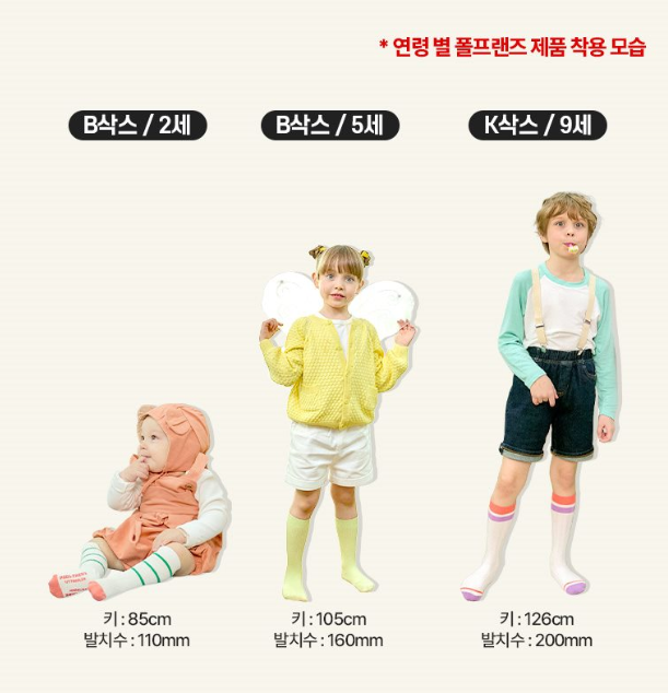 Paulfrenz Kids size Socks 폴프렌즈 키즈양말 3pc (~9/13)