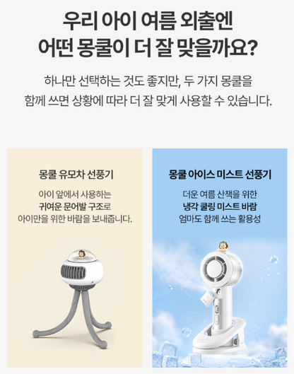 Mongcool Ice Cooling Stroller Fan ~7/6
