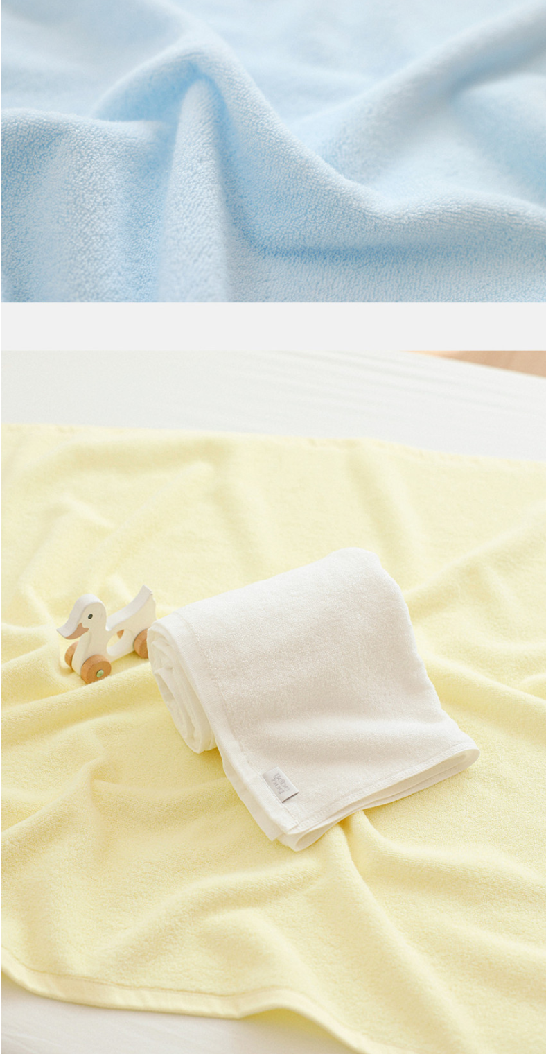 Bebehug Soft 100% Cotton Baby Bath Towel