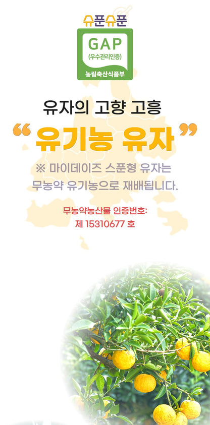 마이데이즈 슈푼슈푼 스푼형 꿀유자차