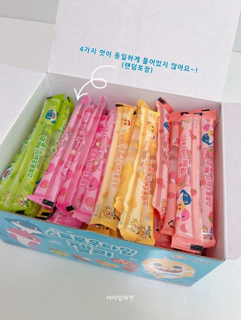 Baby Shark Straw Jelly – 100 Sticks