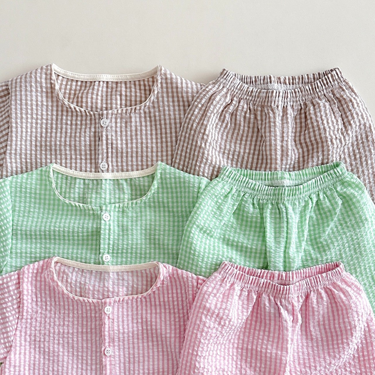 Milky Cardigan & Shorts Set