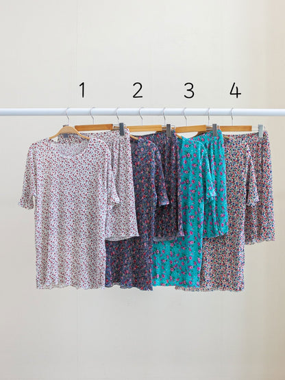 Cool Pleated Mom & Kids Matching Set (1+1 Deal)