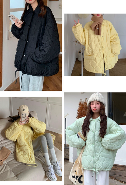 퀄팅 양털패딩