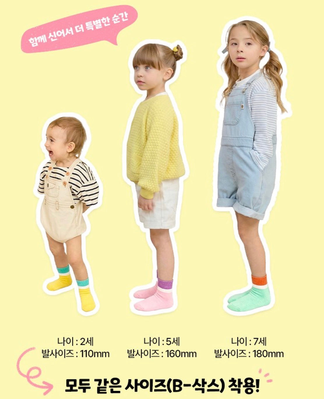 Paulfrenz Baby size Socks 폴프렌즈 유아양말 3pc (~6/14)