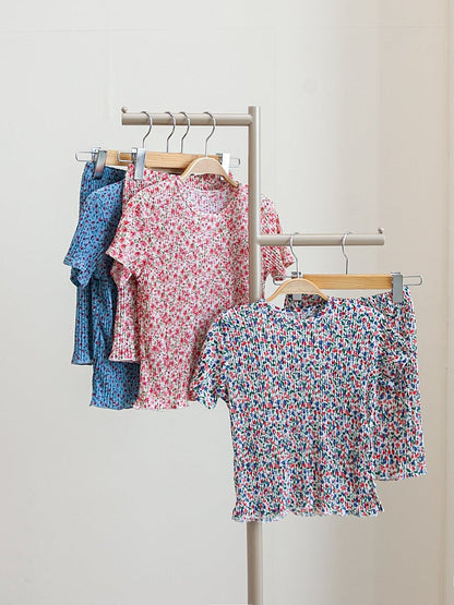 Cool Pleated Mom & Kids Matching Set (1+1 Deal)
