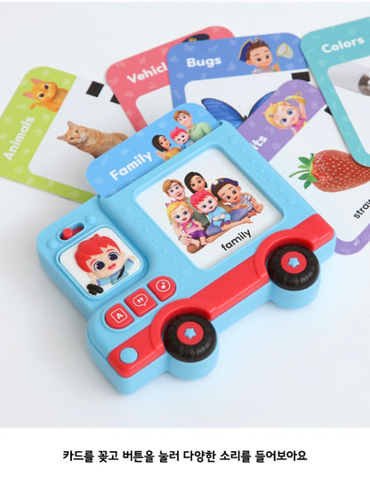 Pinkfong Bebefinn English Card Bus