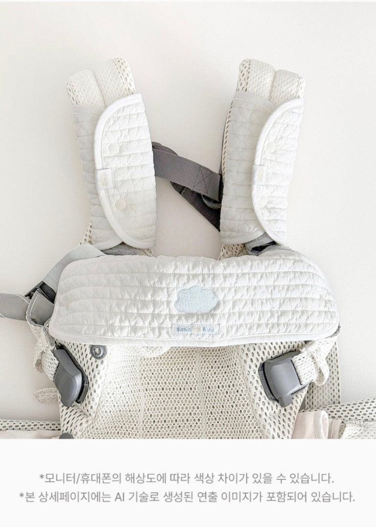 BEBEHUG Reversible Baby Carrier Bib Pad