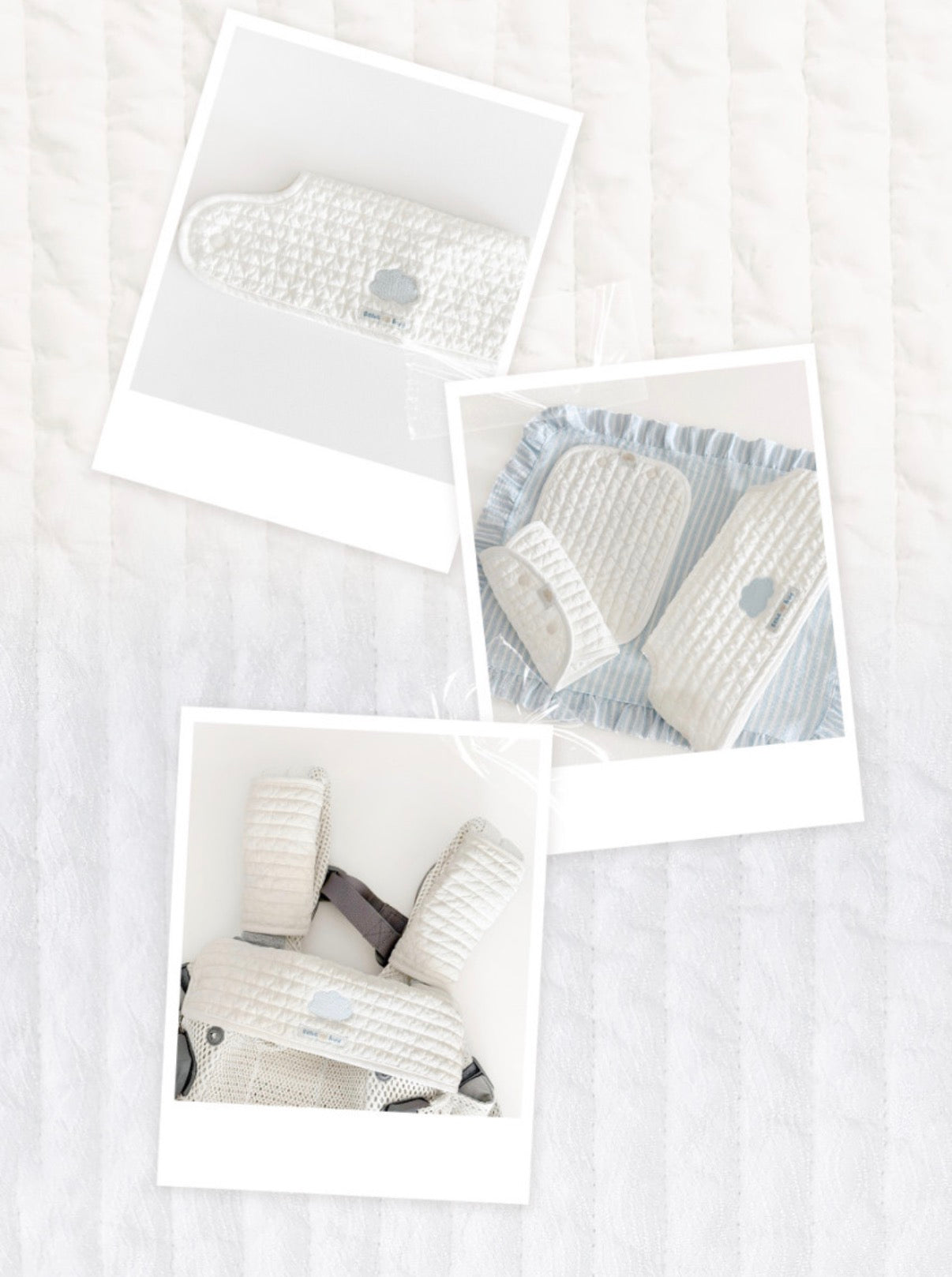 BEBEHUG Reversible Baby Carrier Bib Pad