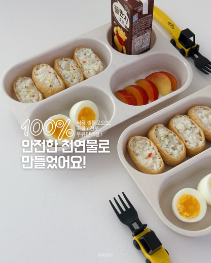곡물 도자기 식판 Eco Grain Ceramic Tableware ~7/23