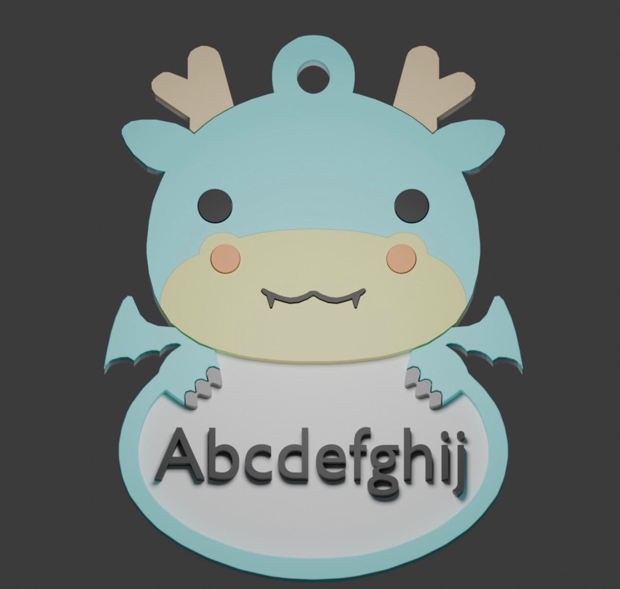 Animal Name Keyring (Custom)