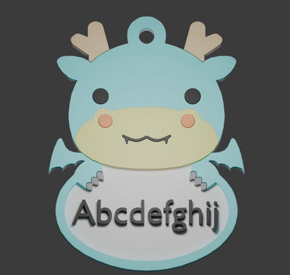 Animal Name Keyring (Custom)