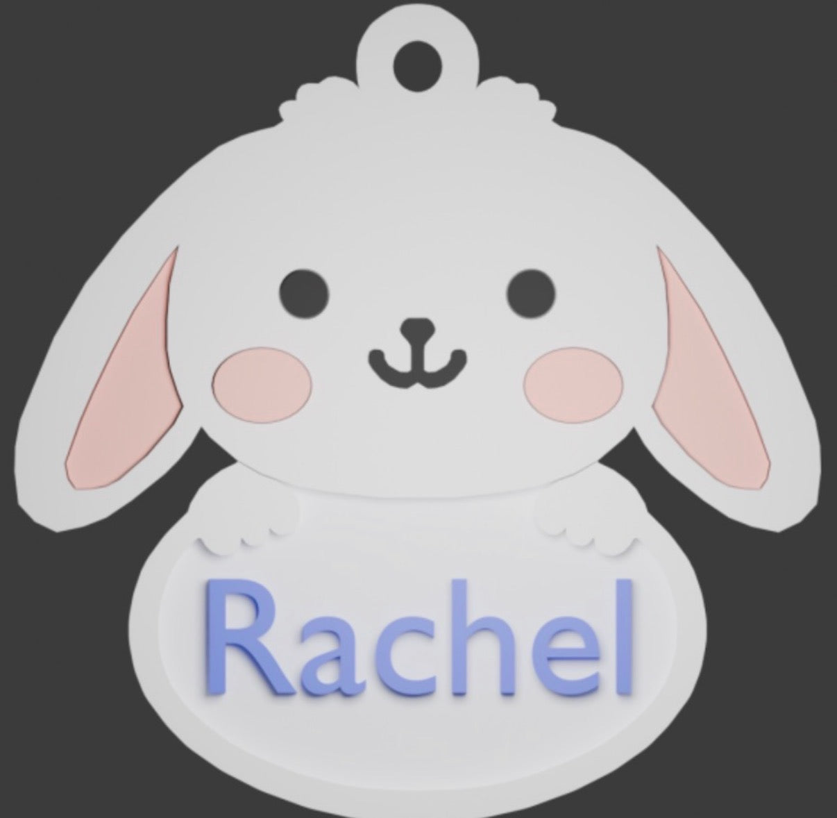 Animal Name Keyring (Custom)