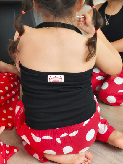 Dot pants for moms and kids