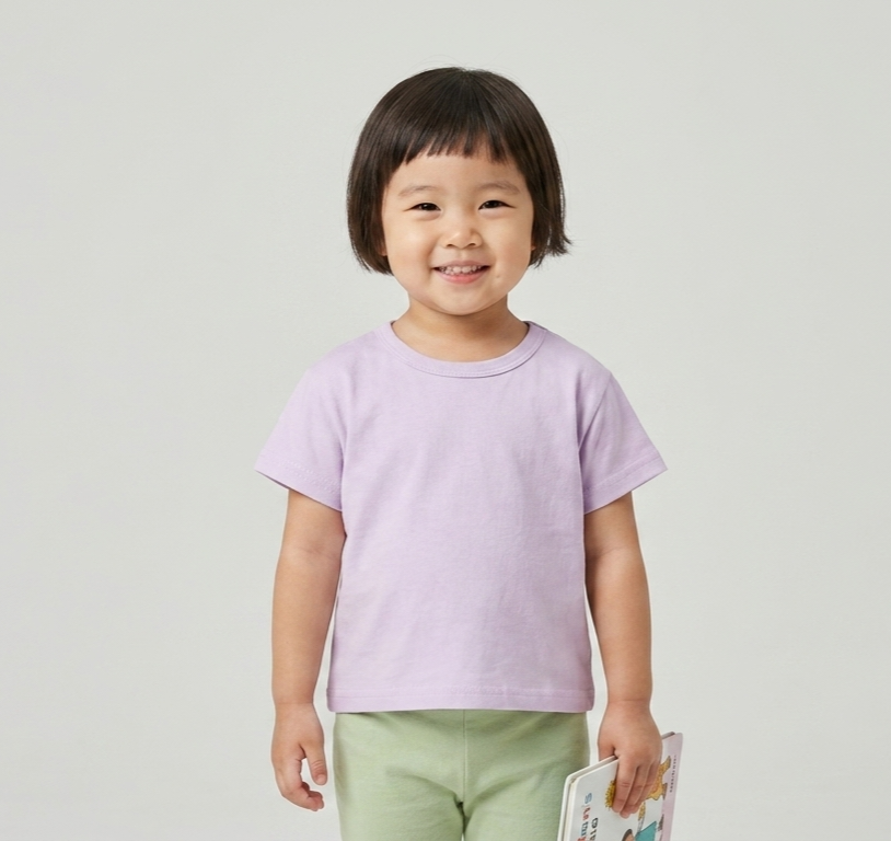 100% Cotton Basic Short Sleeve T-Shirt (3 Random)