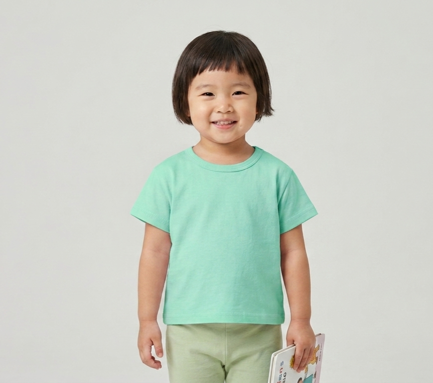 100% Cotton Basic Short Sleeve T-Shirt (3 Random)