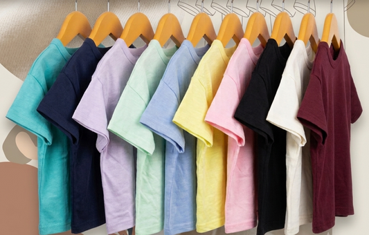 100% Cotton Basic Short Sleeve T-Shirt (3 Random)