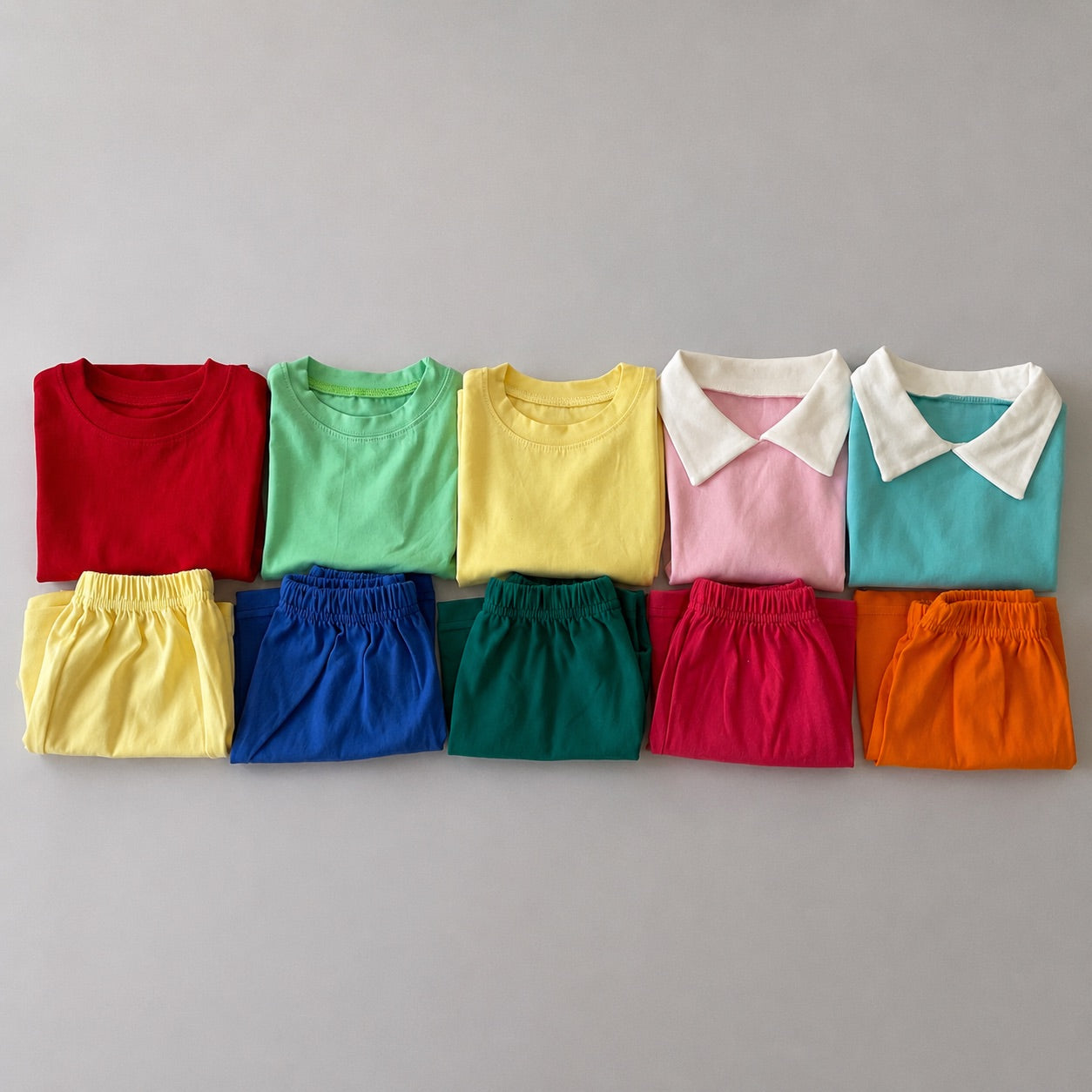 짱구SHIN Color Block Outfit Set