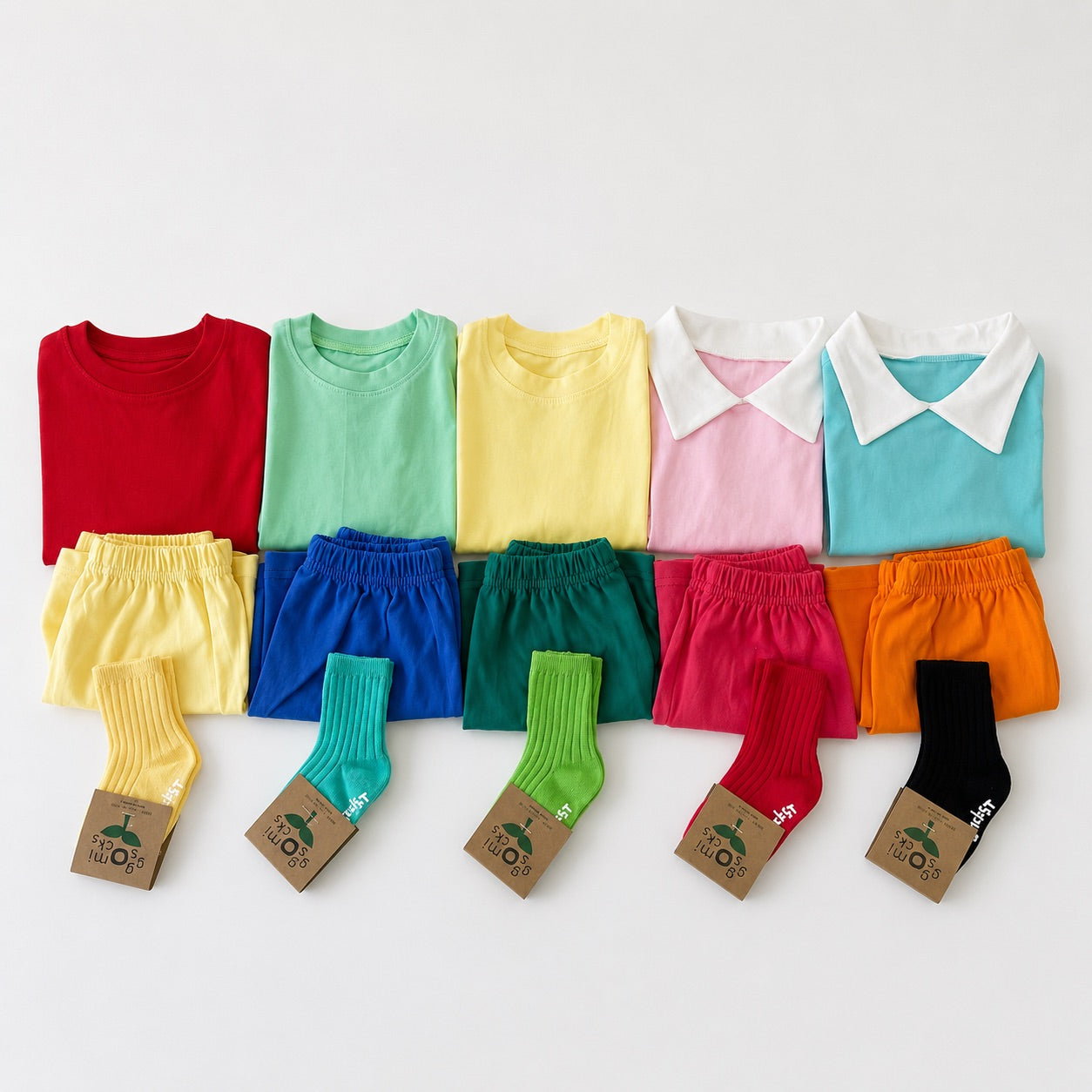 짱구SHIN Color Block Outfit Set