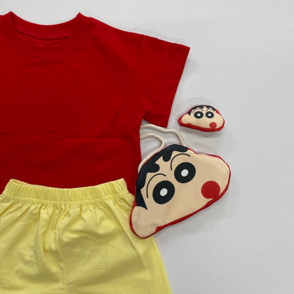 짱구SHIN Color Block Outfit Set