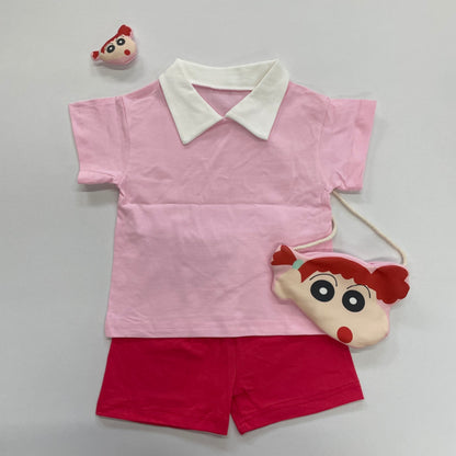 짱구SHIN Color Block Outfit Set