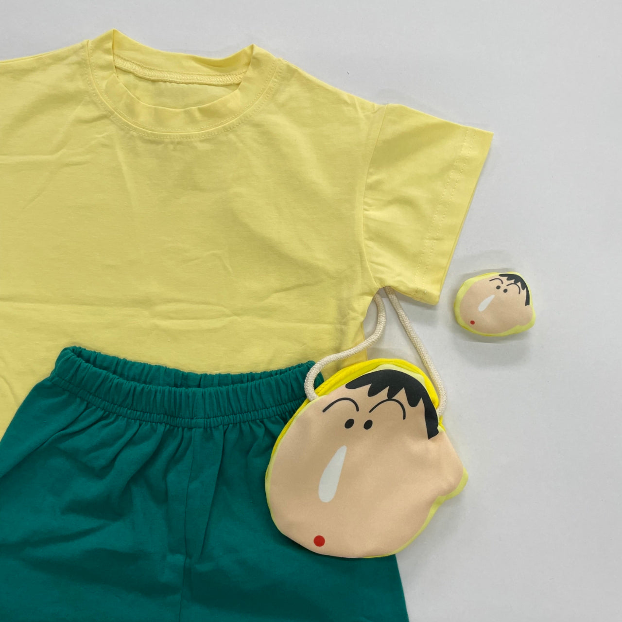 짱구SHIN Color Block Outfit Set