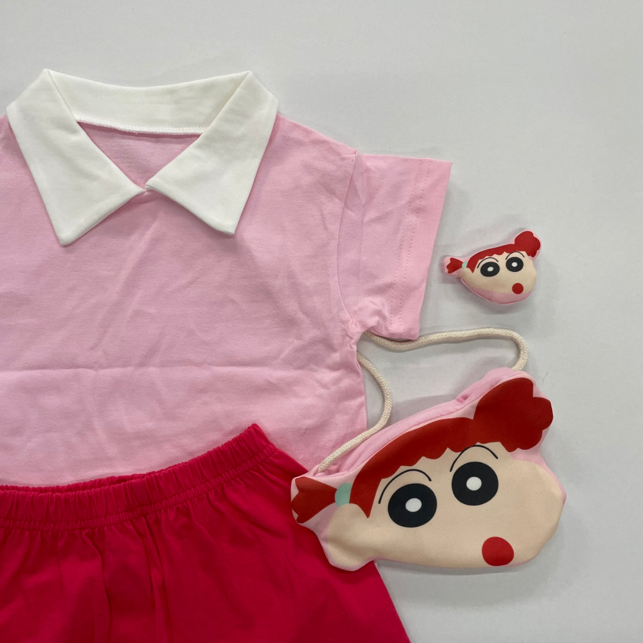 짱구SHIN Color Block Outfit Set