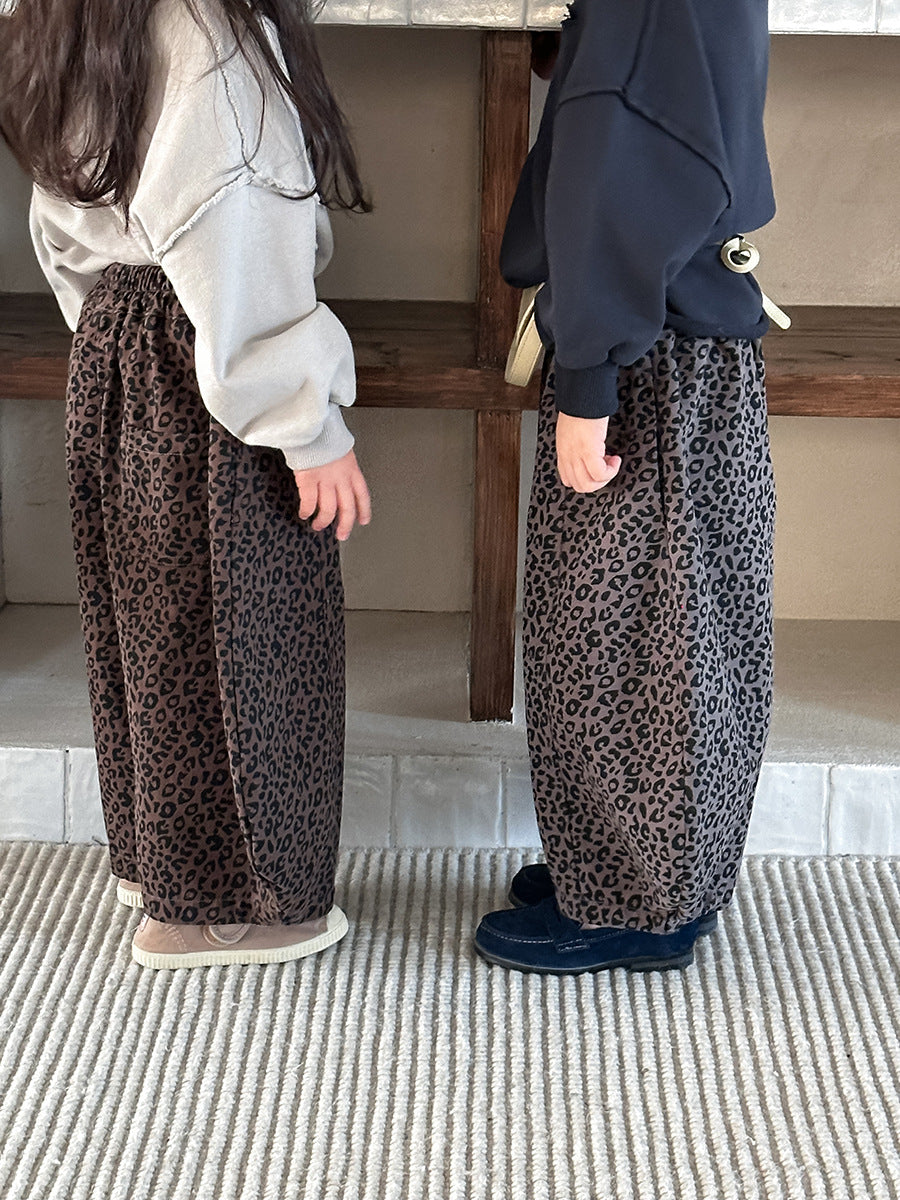 Kids Leopard Balloon Pants ~8/25