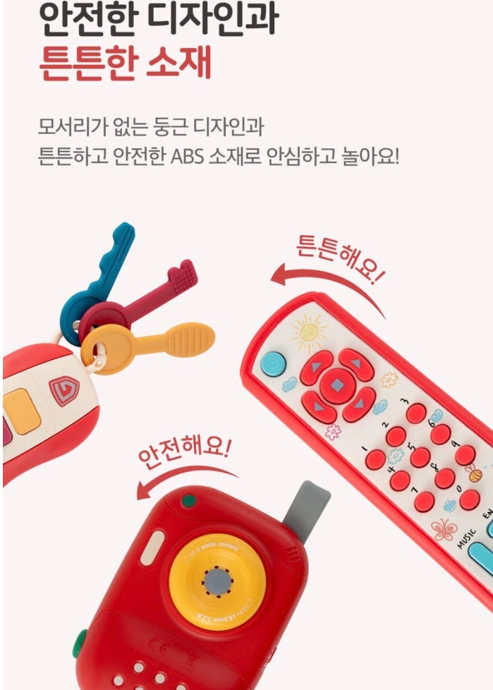 리틀클라우드 스마트 버튼 멜로디 장난감 3종 세트 ~9/12