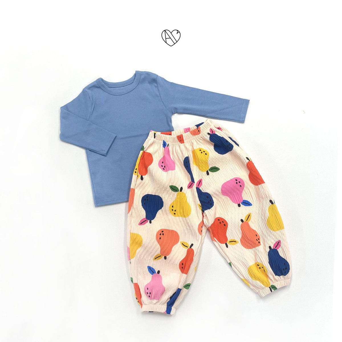 AllyouBebe Sorona Pleated Kids Pants & Modal T-Shirt~8/30