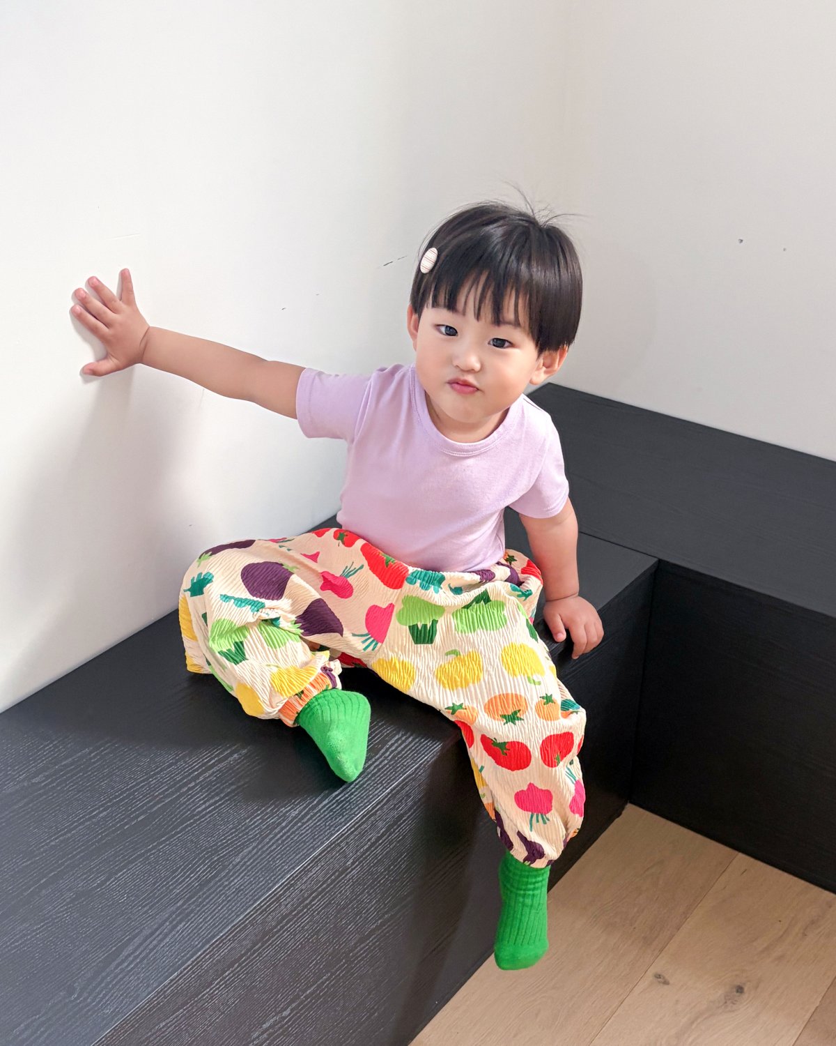 AllyouBebe Sorona Pleated Kids Pants & Modal T-Shirt~8/30