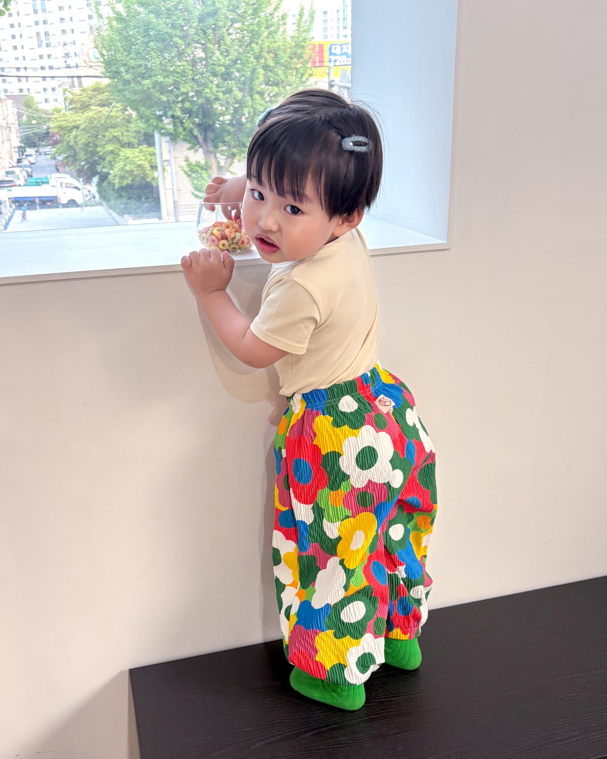 AllyouBebe Sorona Pleated Kids Pants & Modal T-Shirt~8/30
