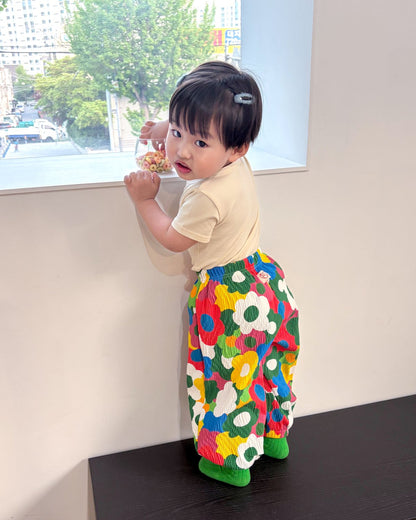 AllyouBebe Sorona Pleated Kids Pants & Modal T-Shirt~8/30
