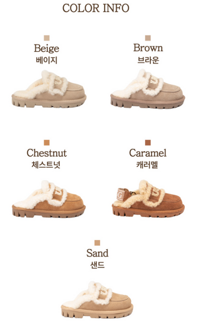OB938/ OB938MD / OB938KD 호주 바이올렛 시어링 슬리퍼 (2.5cm)